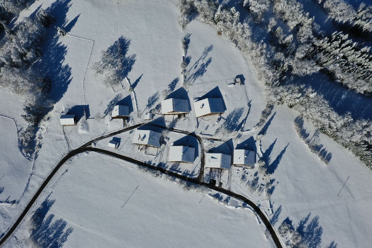 Paysage enneigé du Saugeais : Bassignet - Novembre 2025